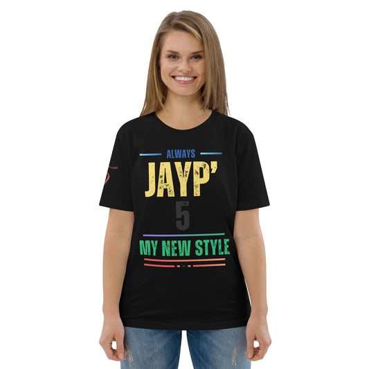 Jayp'5 Collection new style:T-shirt unisexe en coton biologique epais GPF V5
