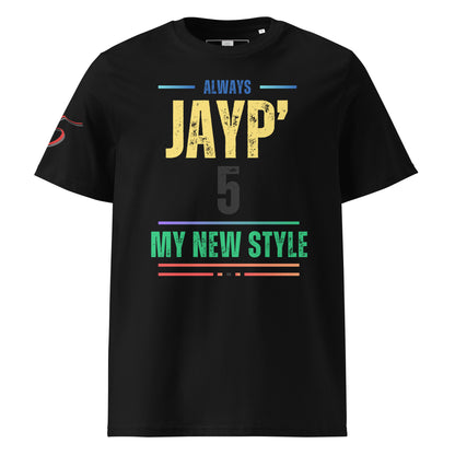 Jayp'5 Collection new style: Unisex T-shirt in thick organic cotton GPF V5