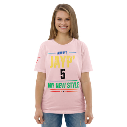 Jayp'5 Collection new style: Unisex T-shirt in thick organic cotton GPF V5