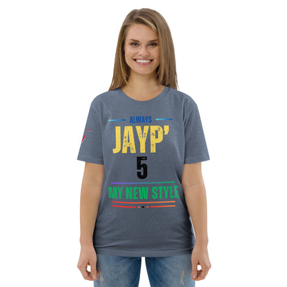 Jayp'5 Collection new style: Unisex T-shirt in thick organic cotton GPF V5
