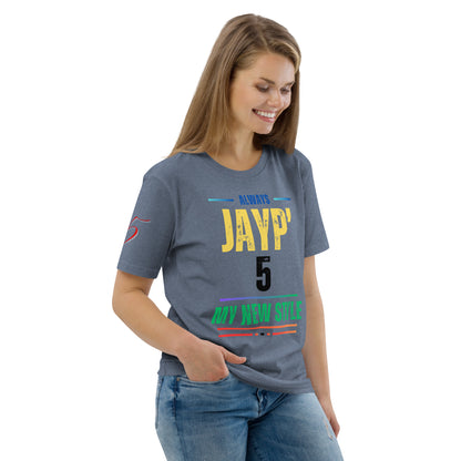 Jayp'5 Collection new style: Unisex T-shirt in thick organic cotton GPF V5