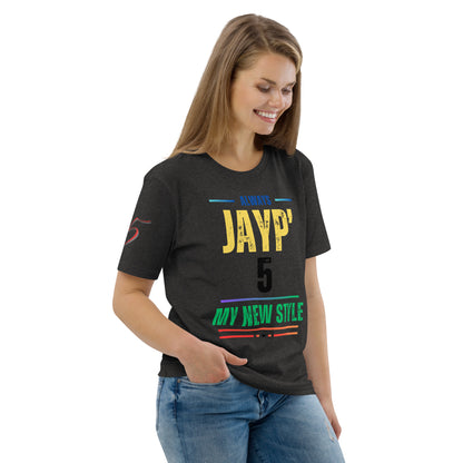 Jayp'5 Collection new style: Unisex T-shirt in thick organic cotton GPF V5