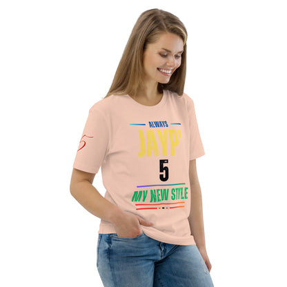 Jayp'5 Collection new style: Unisex T-shirt in thick organic cotton GPF V5