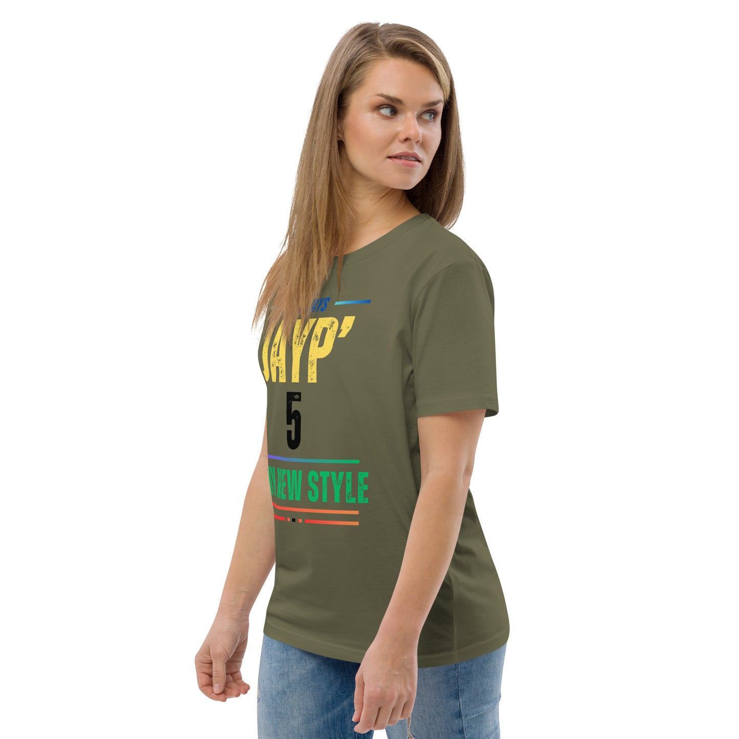 Jayp'5 Collection new style: Unisex T-shirt in thick organic cotton GPF V5